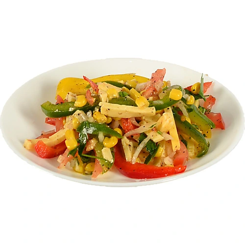 яСалат Овочевій з сиром і кукурудзою Santim