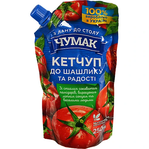 Кетчуп Чумак 250г шашличний д.п