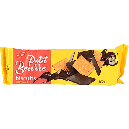 Печиво Yarych 160г petit beurre затяжне глазур