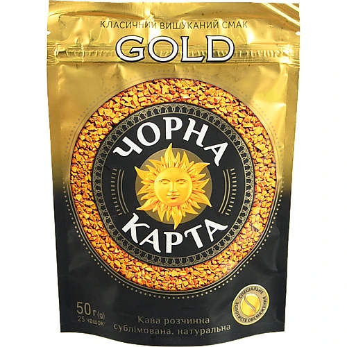 Кава Чорна карта 50г gold м.у