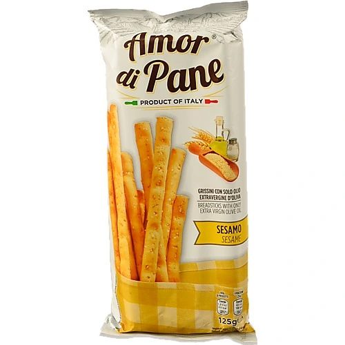 Гріссіні Hosta 125г з кунжутом