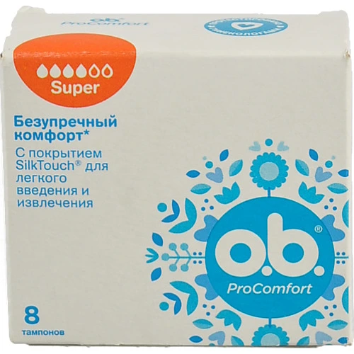 Тампони О.b. pro comfort super 8шт