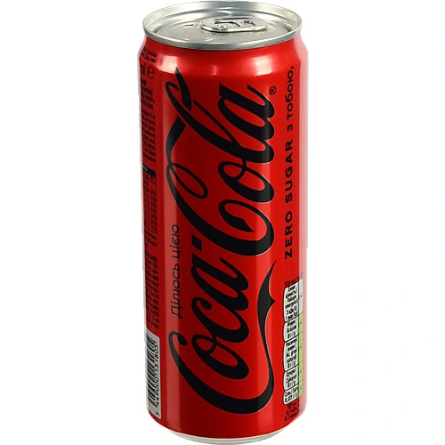 Напій Coca Соlа 0.33л zero з.б