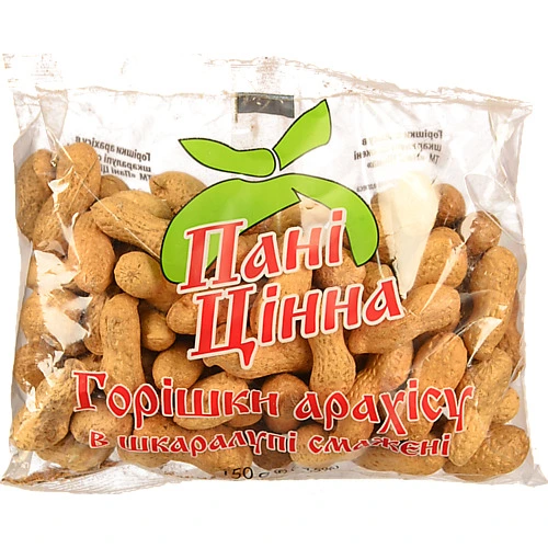 Арахіс Панi цiнна 150г смажений у шкарлупi