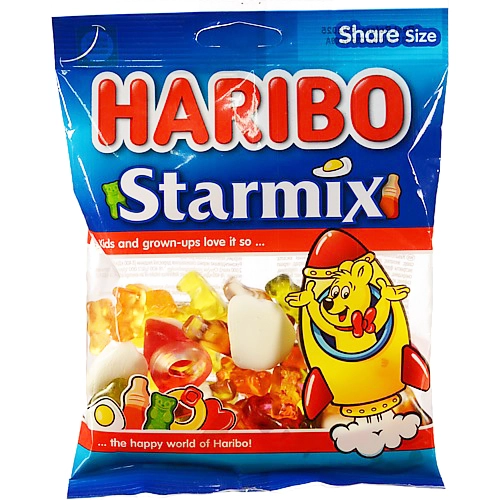 Цукерки желейні неглазуровані Starmix Haribo м/у 150г
