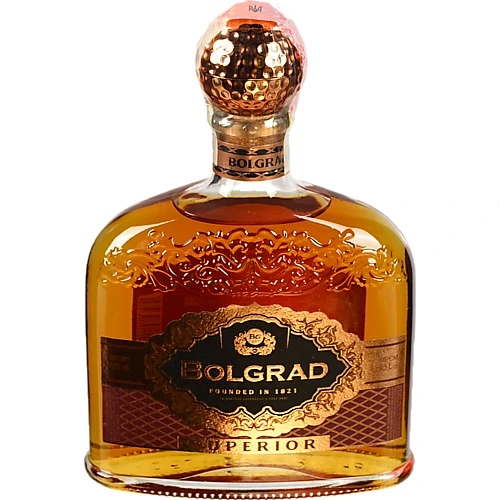 Коньяк 0.5л 40% ординарний 3 зірки Superior Bolgrad