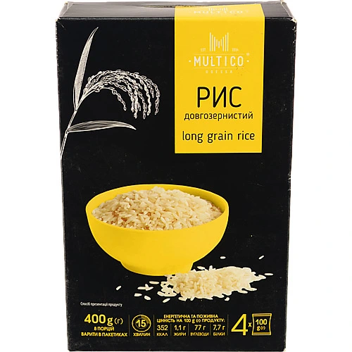 Рис Multico 100гх4 довгозернистий