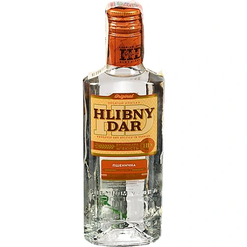 Горілка Хлібний Дар 0.18л пшенична