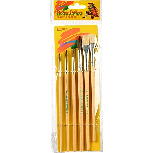 Кісті в набiрі 6шт пегашку