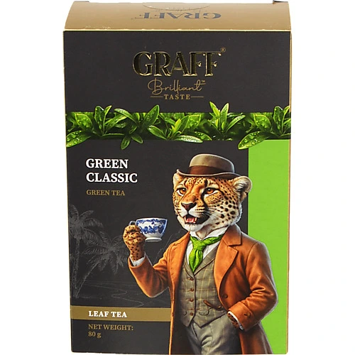 Чай Graff 80г байховий класичний зелений