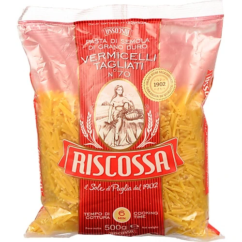 Паста Riscossa Vermicelli Tagliati 70 500г
