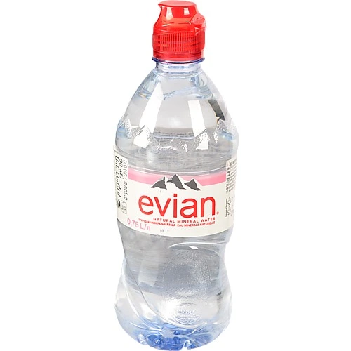 Вода мінеральна негазована Evian п/пл 0.75л
