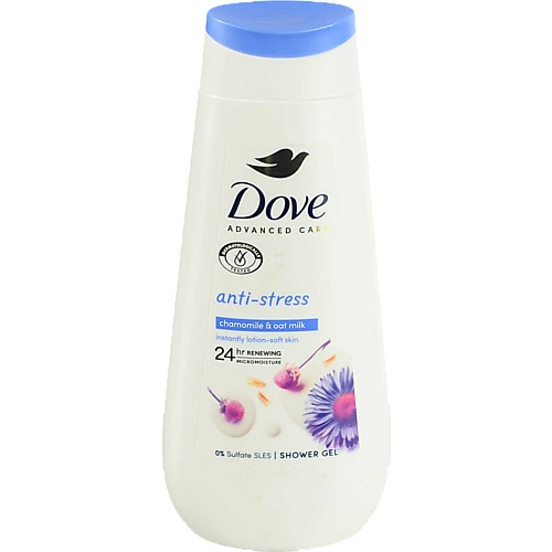 Гель д.душу Dove 225мл Блакитна ромашка вівсяне молочко