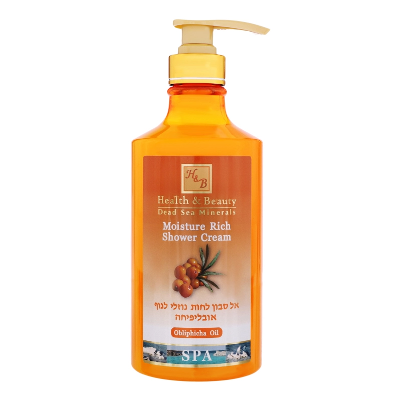 Крем-гель для душу з олією обліпихи Health&Beauty 780мл