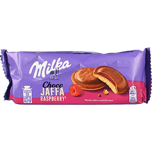Печиво Мілка 147г малина желейна начинка олочний шоколад