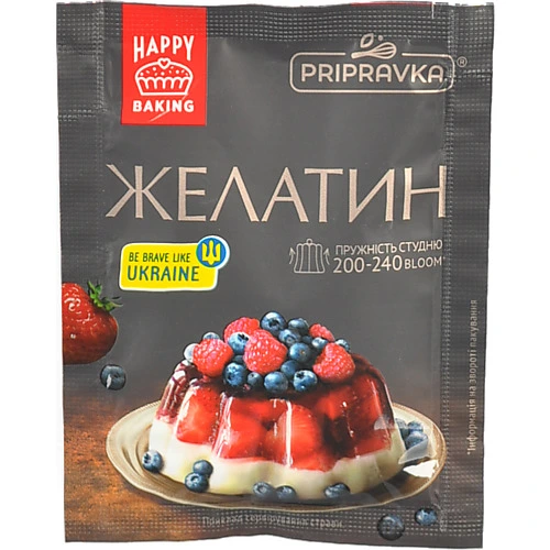 Желатин Приправка 15г швидкорозчинний