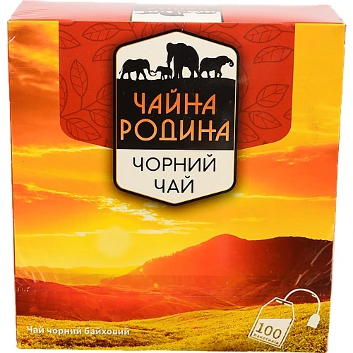 Чай Чайна Родина 100шт чорний