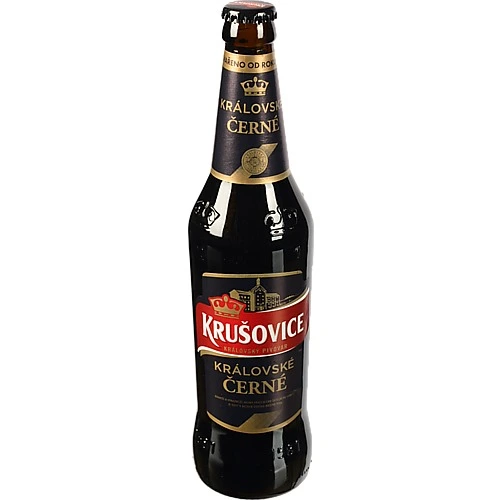 Пиво 0.5л 3.8% темне фільтроване пастеризоване Kralovske Cerne Krusovice