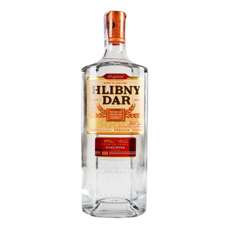 Горілка Хлібний Дар 1л Класична