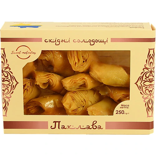 Пахлава Sweet melodies 250г медова