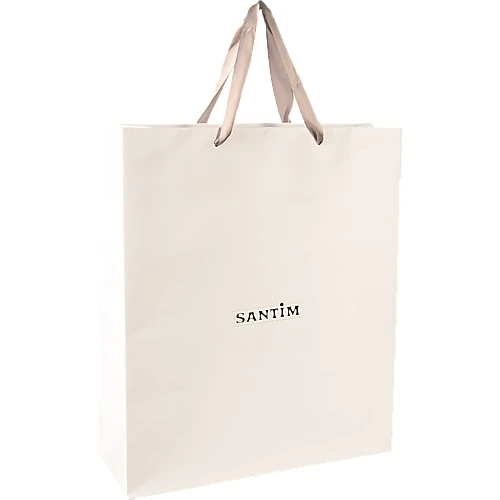 Пакет Santim подарунковый 410х350х120 мм бiлий