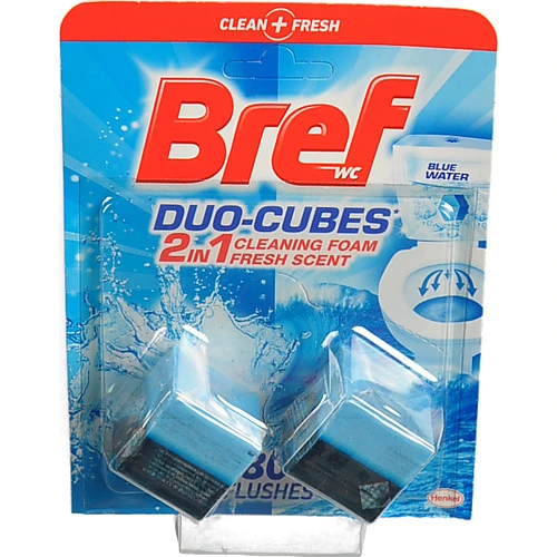 Кубики для зливного бачка чистячі 2в1 Duo-Cubes Bref 2х50г