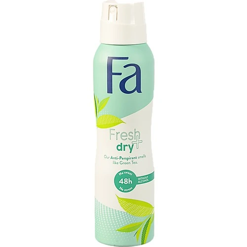 Дезодорант Fa 150мл fresh dry зелений чай аерозоль