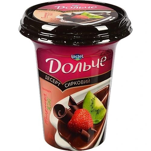 Десерт Дольче Полуниця-ківі з шоколадом 300г