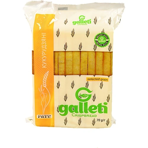 Хлібці кукурудзяні Galleti 70г
