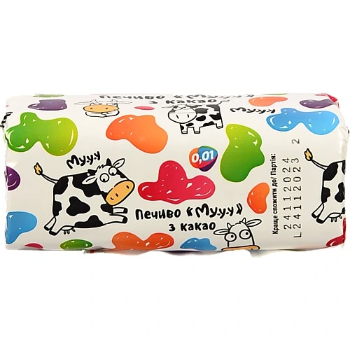 Печиво 0.01 185г му-у-у з какао