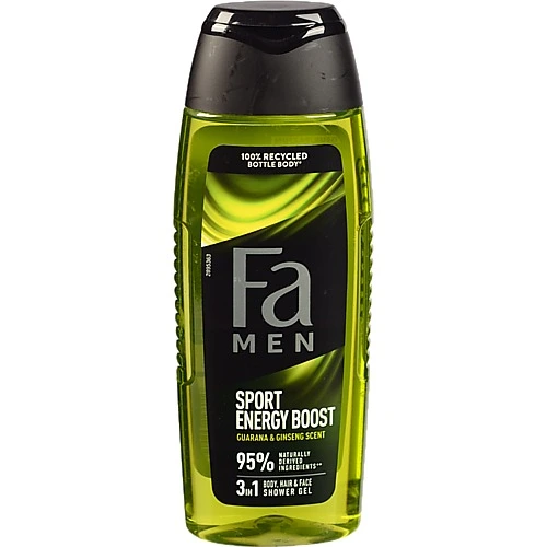 Гель для душу чоловічий Вибух свіжості Sport Подвійна дія Fa Men 250мл