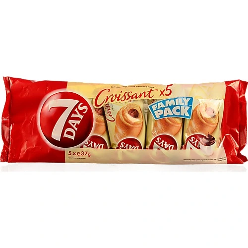 Круасан з какао начинкою 7 Days 5x37г
