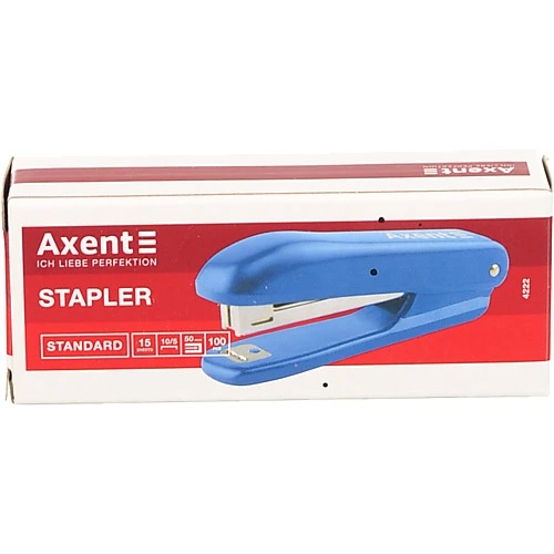 Степлер Standard пласт.. 10 5. 15 арк.. салатовий
