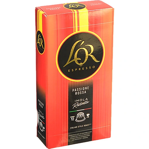 Кава LOR 52гх10 passione rossa ristretto imola мелена капсули