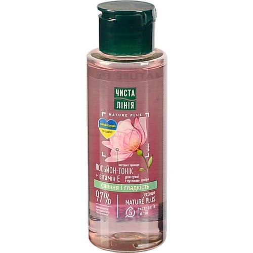 Лосьйон-тонік для обличчя Пелюстки троянди Чистая линия 100мл