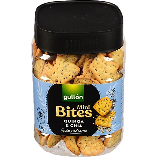 Печиво солоне Quinoa&Chia Mini bites Gullon п/б 250г