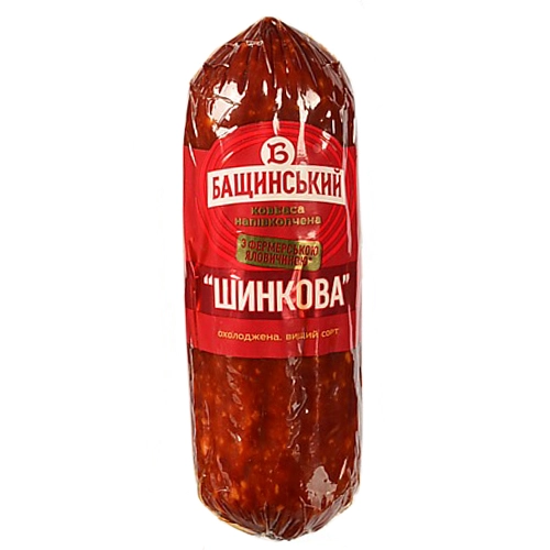 Ковбаса Бащинський [Шинковаk напівкопчена, вищий ґатунок, 280 г