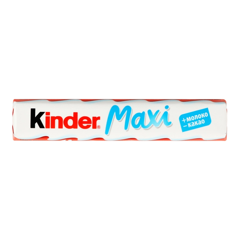 Шоколад молочний з молочною начинкою Maxi Kinder м/у 21г