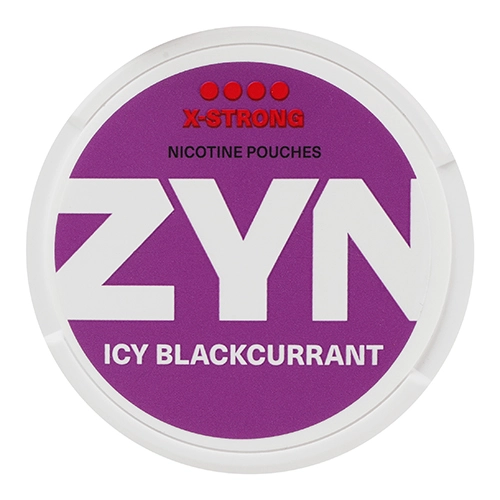 Безтютюнові подушечки Zyn Icy Blackcurrant X-Strong нікотиновмісні