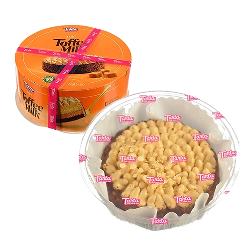 Торт бісквітний Tarta 450г toffee milk