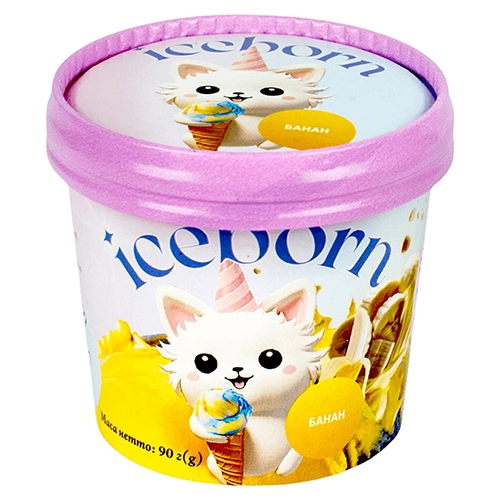 Морозиво Iceborn 90г щербет банан