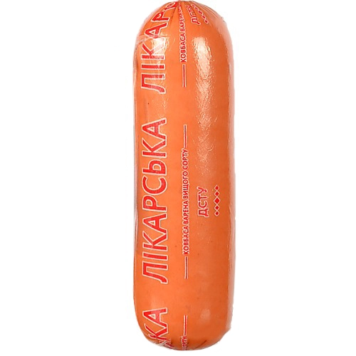 Ковбаса варена Ювілейний Лікарська, вищий ґатунок, 500 г