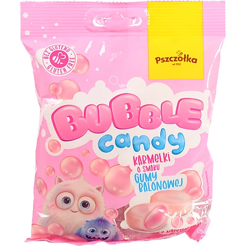 Цукерки Pszczolka 100г bubble candy карамель