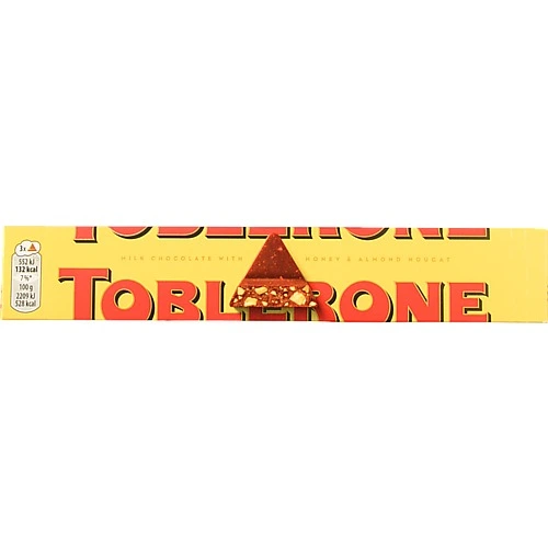 Шоколад молочний з медово-мигдальною нугою Toblerone к/у 4х25г