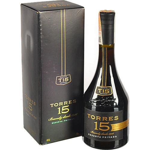Бренді Torres 0.7л 15 років упак.
