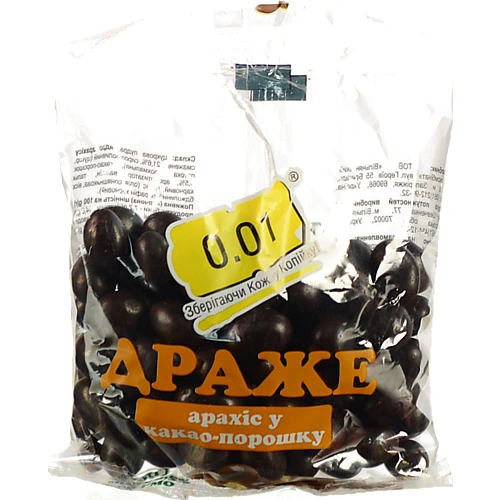 Драже 0.01 150г арахiс какао