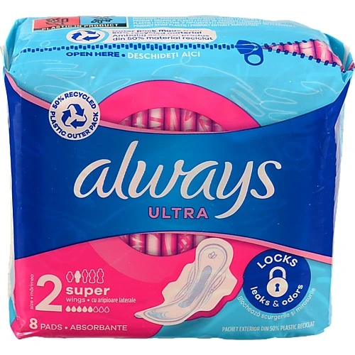 Прокладки Always ultra super 8шт