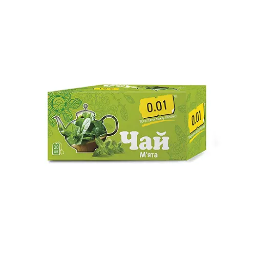 Чай 0.01 20п м'ята