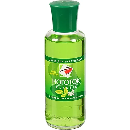 Рідина д.зняття лаку Нігтік 100мл екстракт чайного дерева