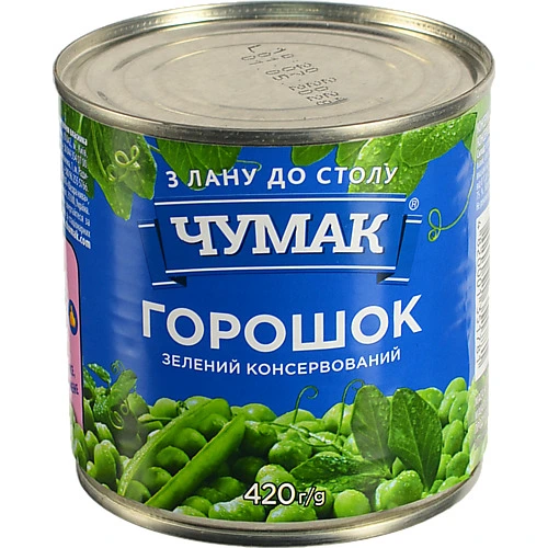 Горошок Чумак 410г ніжний